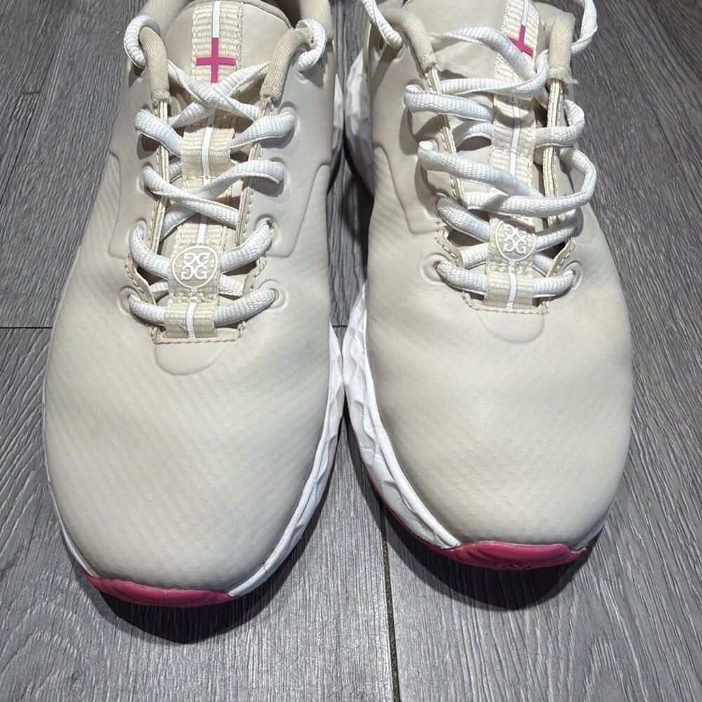 G/FORE GFORE MG4+ Limited Golf Shoe LADIES Cream Pink Size 5 - Picture 3 of 10